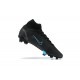 Nike Superfly 8 Elite FG Black Blue High Men Football Boots