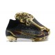 Nike Superfly 8 Elite FG Black Gold High Men Football Boots