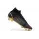 Nike Superfly 8 Elite FG Black Gold High Men Football Boots