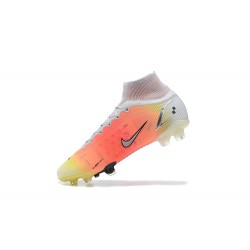 Nike Superfly 8 Elite FG Black Light/Orange Silver White High Men Football Boots