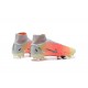 Nike Superfly 8 Elite FG Black Light/Orange Silver White High Men Football Boots