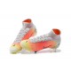Nike Superfly 8 Elite FG Black Light/Orange Silver White High Men Football Boots
