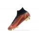 Nike Superfly 8 Elite FG Black Orange Gold High Men Football Boots