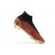 Nike Superfly 8 Elite FG Black Orange Gold High Men Football Boots