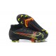 Nike Superfly 8 Elite FG Black Red Yellow High Men Football Boots