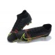 Nike Superfly 8 Elite FG Black Red Yellow High Men Football Boots