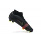Nike Superfly 8 Elite FG Black Red Yellow High Men Football Boots