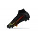 Nike Superfly 8 Elite FG Black Red Yellow Orange High Men Football Boots