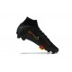 Nike Superfly 8 Elite FG Black Red Yellow Orange High Men Football Boots