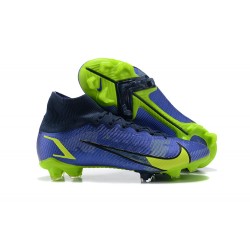 Nike Superfly 8 Elite FG Blue Green Black High Men Football Boots