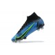 Nike Superfly 8 Elite FG Blue Yellow Black High Men Football Boots