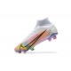 Nike Superfly 8 Elite FG Gray Black Pink Purple High Men Football Boots