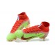 Nike Superfly 8 Elite FG Green Orange Gold High Men Football Boots