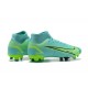 Nike Superfly 8 Elite FG Green Yellow Black High Men Football Boots