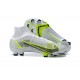 Nike Superfly 8 Elite FG Grey Green Black High Men Football Boots