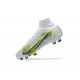 Nike Superfly 8 Elite FG Grey Green Black High Men Football Boots