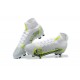 Nike Superfly 8 Elite FG Grey Green Black High Men Football Boots