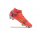 Nike Superfly 8 Elite FG Light/Orange Green Blue High Men Football Boots