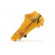 Nike Superfly 8 Elite FG Light/Orange Yellow Red Black High Men Football Boots