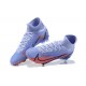 Nike Superfly 8 Elite FG LightPurple Black Orange High Men Football Boots