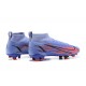 Nike Superfly 8 Elite FG LightPurple Orange Black High Men Football Boots