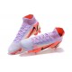 Nike Superfly 8 Elite FG LightPurple Orange Black Khaki High Men Football Boots