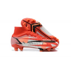 Nike Superfly 8 Elite FG Red Black High Men Football Boots