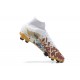 Nike Superfly 8 Elite FG White Yellow Brown High Men Football Boots