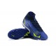 Nike Superfly 8 Elite TF High Black Blue Yellow Men Football Boots