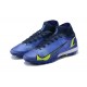 Nike Superfly 8 Elite TF High Black Blue Yellow Men Football Boots