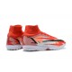 Nike Superfly 8 Elite TF High White Red Orange Men Football Boots