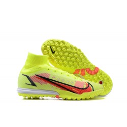 Nike Superfly 8 Elite TF High Yellow Orange Men Football Boots