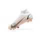 Nike Superfly 8 Spark Positivity Elite FG White Black Pink Yellow High Men Football Boots