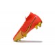 Nike Superfly VII 7 Elite SE FG Gold Red Black High Men Football Boots