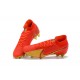 Nike Superfly VII 7 Elite SE FG Gold Red Black High Men Football Boots