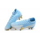 Nike Superfly VII 7 Elite SE FG Light/Blue Gold White High Men Football Boots