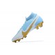 Nike Superfly VII 7 Elite SE FG Light/Blue Gold White High Men Football Boots