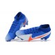 Nike Superfly VII 7 Elite SE FG Light/Blue Orange White High Men Football Boots