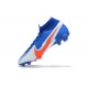 Nike Superfly VII 7 Elite SE FG Light/Blue Orange White High Men Football Boots