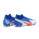 Nike Superfly VII 7 Elite SE FG Light/Blue Orange White High Men Football Boots