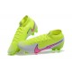 Nike Superfly VII 7 Elite SE FG Light/Green Pink White High Men Football Boots