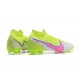 Nike Superfly VII 7 Elite SE FG Light/Green Pink White High Men Football Boots