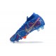 Nike Superfly VII 7 Elite SE FG Orange White Light/Blue High Men Football Boots