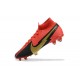 Nike Superfly VII 7 Elite SE FG Red Black Gold High Men Football Boots