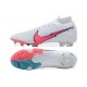 Nike Superfly VII 7 Elite SE FG White Pink Blue High Men Football Boots