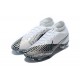 Nike Superfly VII 7 Elite SE FG White Silver Blue High Men Football Boots