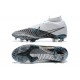 Nike Superfly VII 7 Elite SE FG White Silver Blue High Men Football Boots