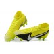 Nike Superfly VII 7 Elite SE FG Yellow Black White High Men Football Boots