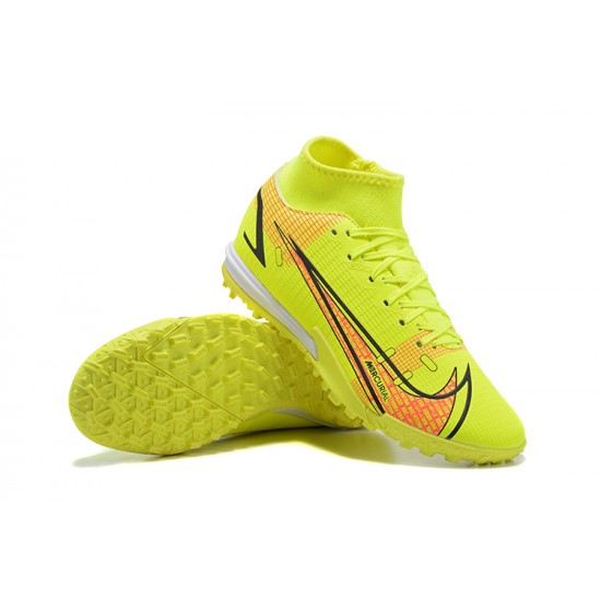 Nike Vapor 14 Academy TF High Orange Yellow Men Football Boots