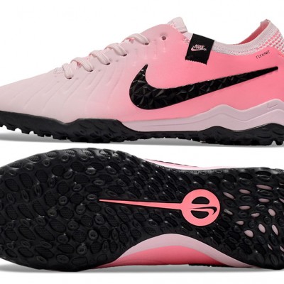 Women/Men Nike Tiempo Legend 10 Elite TF Pink Black Football Boots